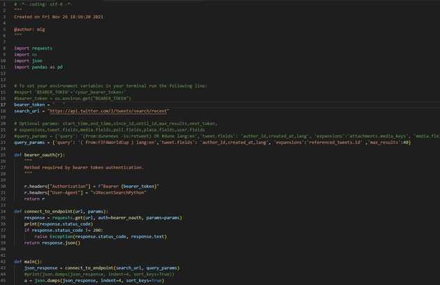 code test api twitter #FIFAWorldCup